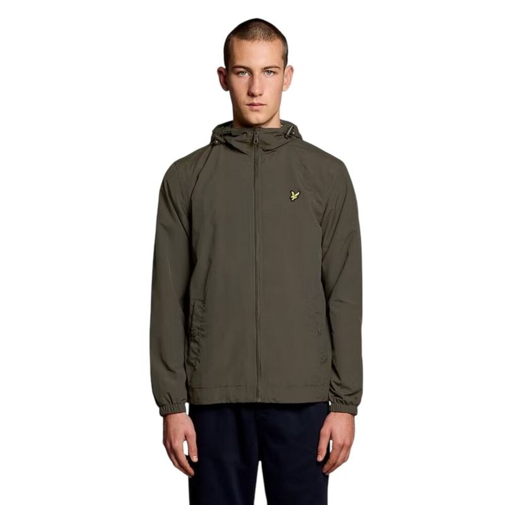Lyle & Scott Mens Water Resistant Anorak / Olive